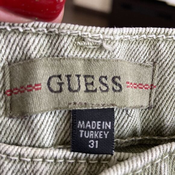 Guess Marino Shorts NWT Sz 31 Verve green - Picture 6 of 12